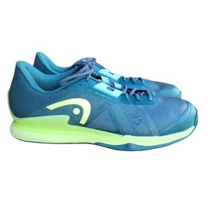 HEAD Sprint PRO 3.5 Clay Green Turquoise Athletic Tennis Shoe Sneaker Men 14 Bal